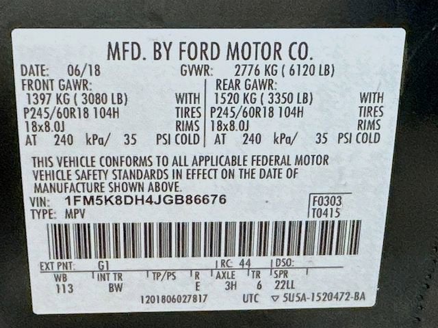 2018 Ford Explorer XLT
