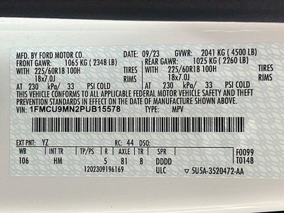 2023 Ford Escape ST-Line
