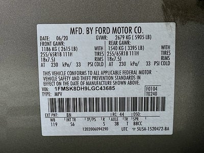 2020 Ford Explorer XLT
