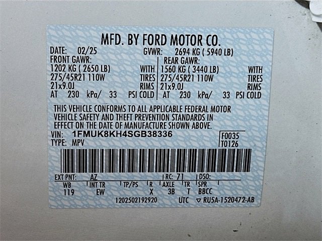 2025 Ford Explorer ST-Line