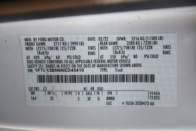2022 Ford Super Duty F-350 SRW XL