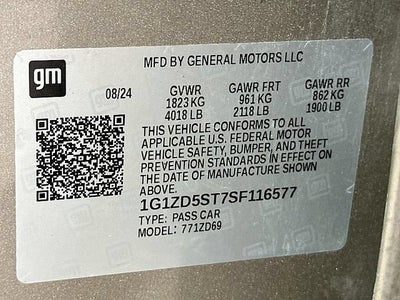 2025 Chevrolet Malibu 1LT