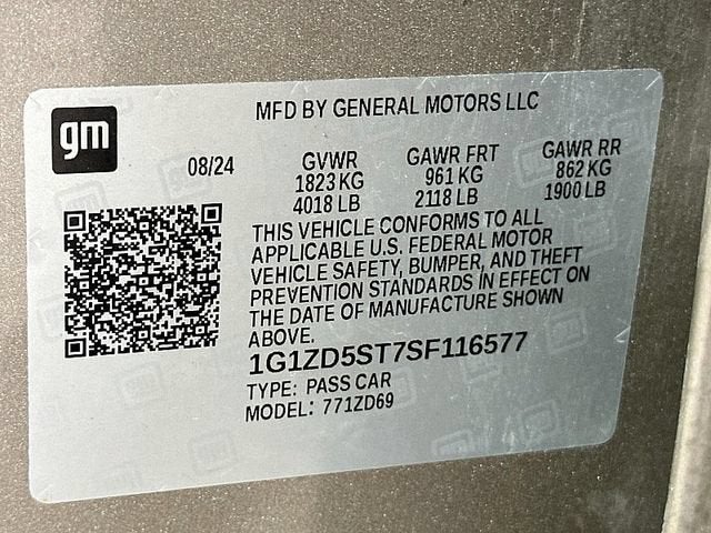 2025 Chevrolet Malibu 1LT