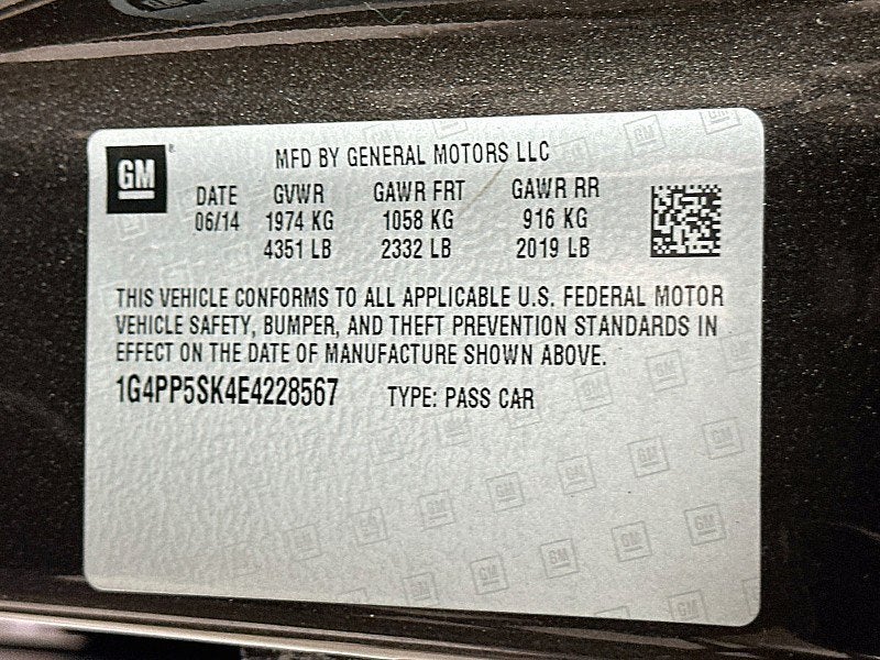 2014 Buick Verano 4DR SDN