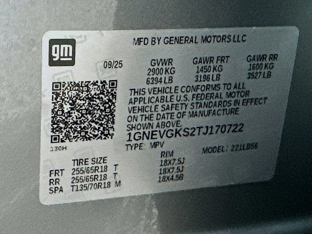 2026 Chevrolet Traverse LT
