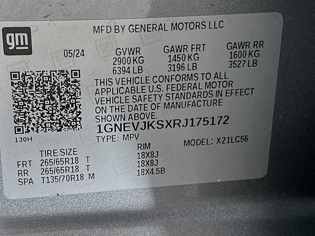 2024 Chevrolet Traverse Z71