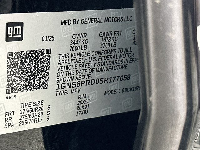 2025 Chevrolet Tahoe Z71