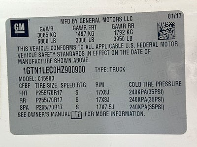 2017 GMC Sierra 1500 REG CAB 2WD 133.0