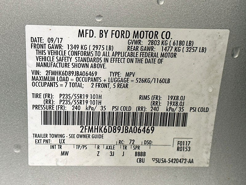 2018 Ford Flex Limited