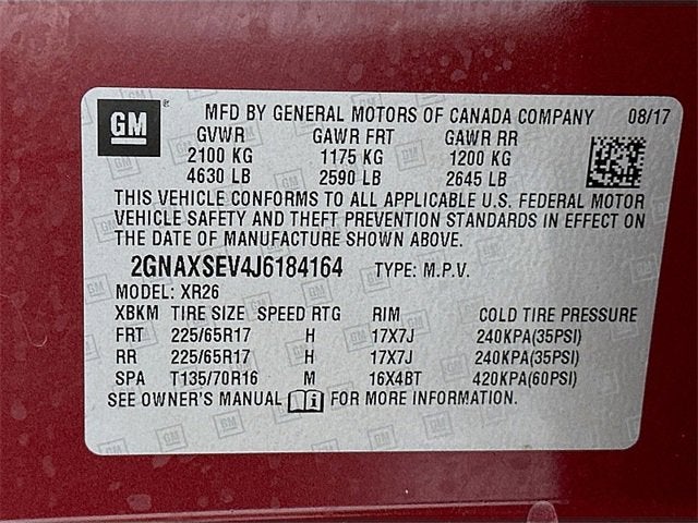 2018 Chevrolet Equinox LT