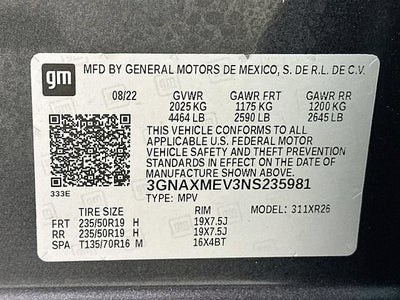 2022 Chevrolet Equinox RS