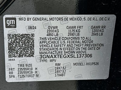2025 Chevrolet Equinox RS