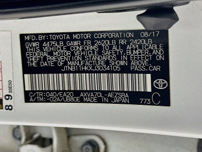 2018 Toyota Camry LE
