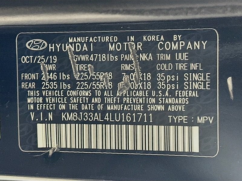 2020 Hyundai Tucson Ultimate