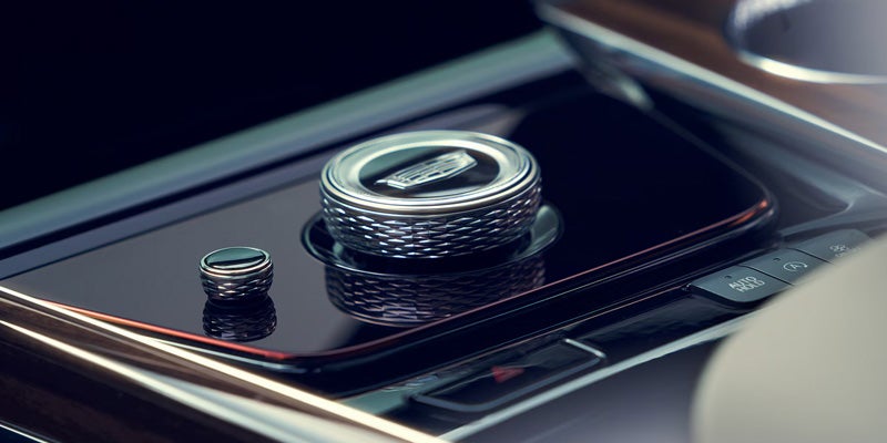 2026 Cadillac Escalade gear selector and center console detail