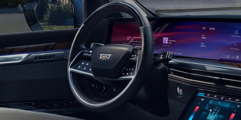 2026 Cadillac Escalade front cabin with 55-inch display