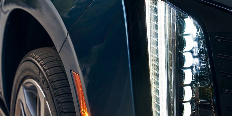 2026 Cadillac Escalade LED headlight design detail