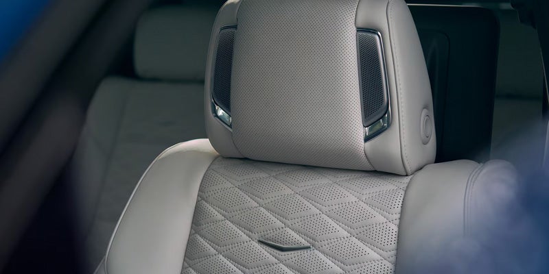 2026 Cadillac Escalade headrest interior detail